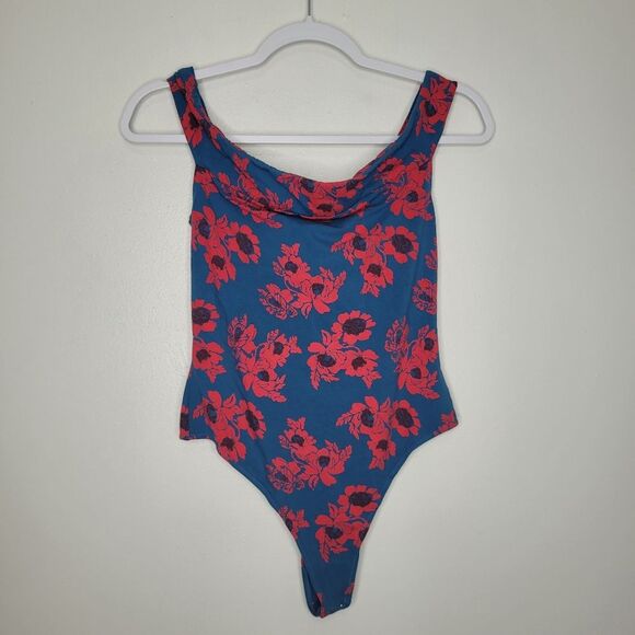 Free People So Much Off the Shoulder Knit Bodysuit Whimsy Size Med NWT - Picture 3 of 8